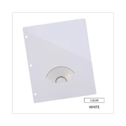 Universal Slash-Cut Pockets For Three-Ring Binders Jacket Letter 11 Pt. White 10/Pack 61687 -Smart Stationery Deals Store GUEST 52269114 e5bf 407b b707 9c931e45c02b
