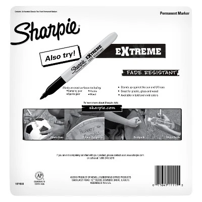 Sharpie 34pk Permanent Markers Fine Tip Multicolored 1 Sharpie 34pk Permanent Markers Fine Tip Multicolored