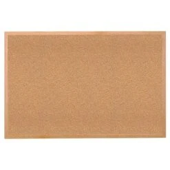 2' X 3' Natural Cork Bulletin Board With Wood Frame - Ghent