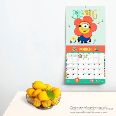 Browntrout 2024 Wall Calendar 12"x12" Minions 3 Browntrout 2024 Wall Calendar 12"x12" Minions - Image 3