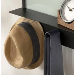 29.92" X 17.91" Decatur Hanging Wall Organizer With Hooks Black - Kate & Laurel All Things Decor 11 29.92" X 17.91" Decatur Hanging Wall Organizer With Hooks Black - Kate & Laurel All Things Decor -Smart Stationery Deals Store GUEST 5808fe70 d89a 42f0 87fa 563407c4aef9