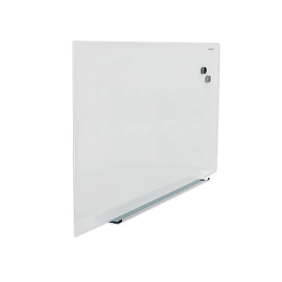 Universal Frameless Magnetic Glass Marker Board 36" X 24" White 43202 2 Universal Frameless Magnetic Glass Marker Board 36" X 24" White 43202 - Image 2
