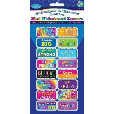 Ashley Productions Mini Whiteboard Erasers Assorted Colors 2" X 1" X 0.75" Pack Of 16 (ASH78017) 1 Ashley Productions Mini Whiteboard Erasers Assorted Colors 2" X 1" X 0.75" Pack Of 16 (ASH78017)