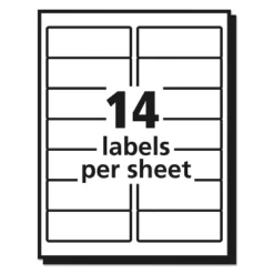 Avery Clear Easy Peel Mailing Labels Inkjet 1 1/3 X 4 140/Pack 18662 -Smart Stationery Deals Store GUEST 5c68cc82 13c5 4250 8660 1d7be9686733