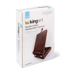 Kingart Wooden Art Box Tabletop Easel - Espresso -Smart Stationery Deals Store GUEST 5e6ee832 d174 4a59 8903 143ea5a50ddd