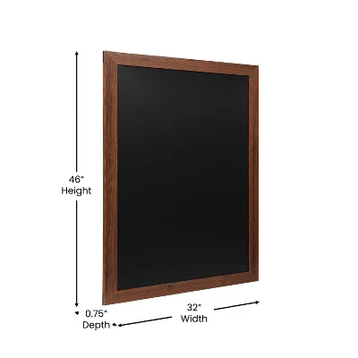 Flash Furniture Canterbury Wall Mount Magnetic Chalkboard Sign With Eraser, Hanging Wall Chalkboard Memo Board For Home, School, Or Business 6 Flash Furniture Canterbury Wall Mount Magnetic Chalkboard Sign With Eraser, Hanging Wall Chalkboard Memo Board For Home, School, Or Business - Image 6