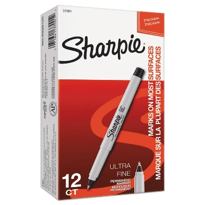 Sharpie Permanent Markers Ultra Fine Point Black Dozen 37001 4 Sharpie Permanent Markers Ultra Fine Point Black Dozen 37001 - Image 4