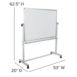 Emma And Oliver Double-Sided Mobile White Board Stand With Pen Tray -Smart Stationery Deals Store GUEST 605e3a9d b82a 4845 af6b 9e46a7cbf907