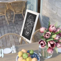 Emma And Oliver Rustic Vintage Double-Sided Folding Magnetic Chalkboard With 8 Chalk Markers, 10 Chalkboard Stencils, Eraser And 2 Rustic Magnets 13 Emma And Oliver Rustic Vintage Double-Sided Folding Magnetic Chalkboard With 8 Chalk Markers, 10 Chalkboard Stencils, Eraser And 2 Rustic Magnets -Smart Stationery Deals Store GUEST 60ecd972 bec7 4a8f 8d1e e3446948c39c