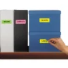 Avery High-Visibility Removable ID Labels Laser/Inkjet 1 X 2 5/8 Asst. Neon 360/PK 6479