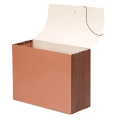 Smead TUFF 5 1/4" Exp Wallets Manila/Redrope Legal 71166