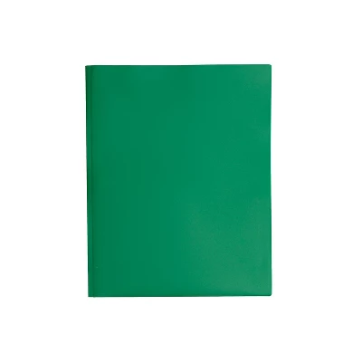 JAM Paper Plastic 2-Pocket Folders With 3 Fasteners Green 6/Pack (382ECGRD) 4 JAM Paper Plastic 2-Pocket Folders With 3 Fasteners Green 6/Pack (382ECGRD) - Image 4
