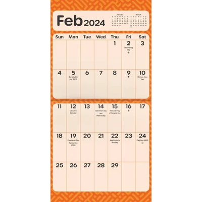 Trends International Inc. 2023-24 Wall Calendar 12"x12" Large Print 2 Trends International Inc. 2023-24 Wall Calendar 12"x12" Large Print - Image 2