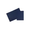 JAM Paper 2-Pocket Presentation Folders Navy Linen 100/Box 26982B