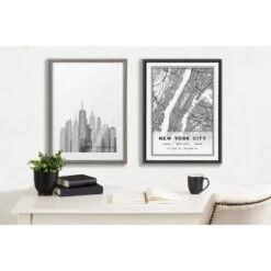 18" X 24" Blake New York Cityscape By Jake Goossen Framed Printed Glass Gray - Kate & Laurel All Things Decor 9 18" X 24" Blake New York Cityscape By Jake Goossen Framed Printed Glass Gray - Kate & Laurel All Things Decor -Smart Stationery Deals Store GUEST 6cd2d991 d995 485d 979c 3b8296df6bb6