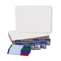 Flipside Magnetic Dry Erase Whiteboard Set 9" X 12" 12 Sets Of 3 (FLP31004)