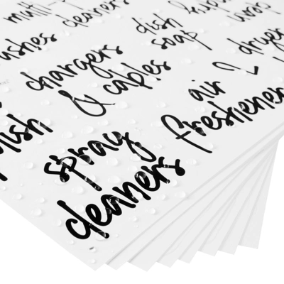 Talented Kitchen 141 Laundry Room Labels For Jars - Preprinted Black Script Stickers For Closet, Bathroom Organization (Water Resistant) 5 Talented Kitchen 141 Laundry Room Labels For Jars - Preprinted Black Script Stickers For Closet, Bathroom Organization (Water Resistant) - Image 5