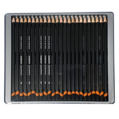 24ct Graphite Pencils Graphic Set - Derwent 1 24ct Graphite Pencils Graphic Set - Derwent
