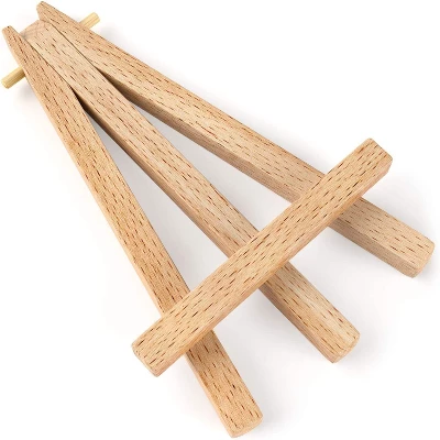 Arteza Small Mini Wood Art Display Easel, 5" - 40 Pack 2 Arteza Small Mini Wood Art Display Easel, 5" - 40 Pack - Image 2