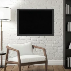 Amanti Art Cork Board Wood Framed Mezzanotte Black Bulletin Board, Organization Board, Pin Board -Smart Stationery Deals Store GUEST 70c0cfff c336 4d48 a57f a5b334f3e858