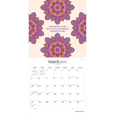 Brush Dance 2024 Wall Calendar 12"x12" Enlightened Rumi 2 Brush Dance 2024 Wall Calendar 12"x12" Enlightened Rumi - Image 2