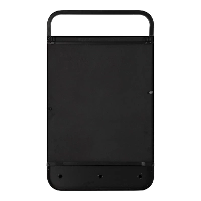 29.92" X 17.91" Decatur Hanging Wall Organizer With Hooks Black - Kate & Laurel All Things Decor 3 29.92" X 17.91" Decatur Hanging Wall Organizer With Hooks Black - Kate & Laurel All Things Decor - Image 3