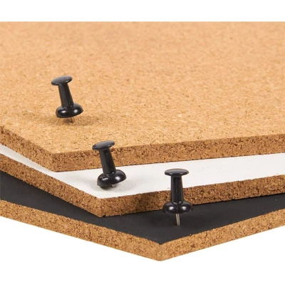 Juvale 3-Pack Cork Bulletin Boards - Hexagonal Decorative Tiles In 3 With 6 Pins 2 Juvale 3-Pack Cork Bulletin Boards - Hexagonal Decorative Tiles In 3 With 6 Pins - Image 2