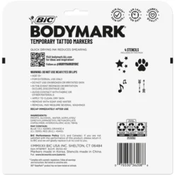 BodyMark By BIC 8pk Collection Tattoo Marker