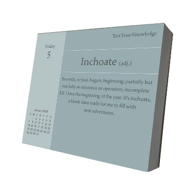 Trends International Inc. 2024 Daily Desk Calendar 4.25"x5" Words-a-Day 1 Trends International Inc. 2024 Daily Desk Calendar 4.25"x5" Words-a-Day