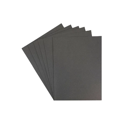 JAM Paper Two-Pocket Textured Linen Business Folders Gray 3084D 6 JAM Paper Two-Pocket Textured Linen Business Folders Gray 3084D - Image 6