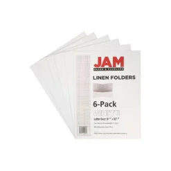 JAM Paper Two-Pocket Textured Linen Business Folders White 95448D -Smart Stationery Deals Store GUEST 7a840159 eba9 4a97 9d63 6a5a3ef7a0f0