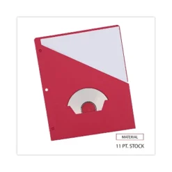 Universal Slash-Cut Pockets For Three-Ring Binders Jacket Letter 11 Pt. Red 10/Pack 61683 -Smart Stationery Deals Store GUEST 7adf4cbc 80f7 4a7a a96d 5d810fd87ae6