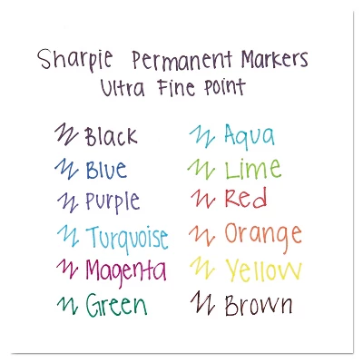 Sharpie Permanent Markers Ultra Fine Point Black Dozen 37001 5 Sharpie Permanent Markers Ultra Fine Point Black Dozen 37001 - Image 5