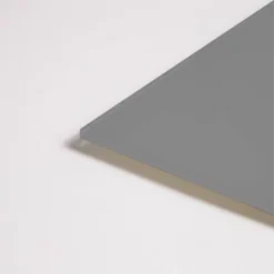 U Brands 36" Floating Glass Dry Erase Board Frameless Gray Surface