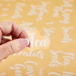 Talented Kitchen 135 Pack White Cursive Pantry Labels, Kitchen Food Storage Label Stickers For Containers, Jars And Canisters -Smart Stationery Deals Store GUEST 8082d851 31ed 4711 b32e 97b3bd15adb7