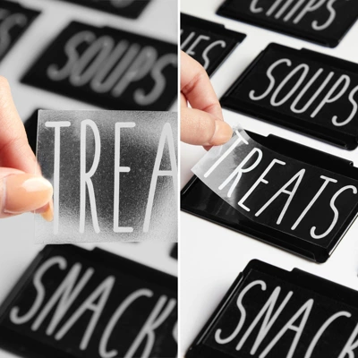 Talented Kitchen Talented Kitchen 8 Piece Metal Basket Labels Clip On Holders With 40 Labels, Black Label Clips For Storage Bins 4 Talented Kitchen Talented Kitchen 8 Piece Metal Basket Labels Clip On Holders With 40 Labels, Black Label Clips For Storage Bins - Image 4