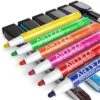 Arteza Dry Erase Markers, Magnetic Eraser Caps For School - 24 Pack