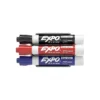 EXPO Magnetic Clip Eraser W/3 Markers Chisel Black/Blue/Red 1 Set 81503