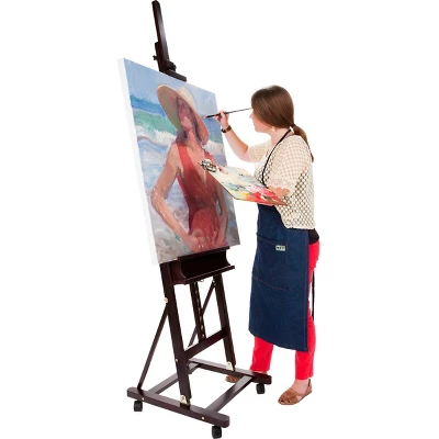 SoHo Urban Artist Wooden H-Frame Studio Easel 1 SoHo Urban Artist Wooden H-Frame Studio Easel