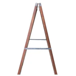 Flipside Products Stained Marquee Easel With Black Chalkboard, 42" H X 24"W