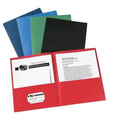 Avery Two-Pocket Folder 40-Sheet Capacity Assorted Colors 25/Box 47993 1 Avery Two-Pocket Folder 40-Sheet Capacity Assorted Colors 25/Box 47993