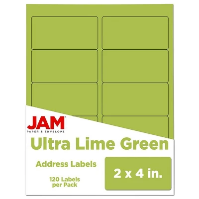 JAM Paper Mailing Labels 2" X 4" 120ct 4 JAM Paper Mailing Labels 2" X 4" 120ct - Image 4