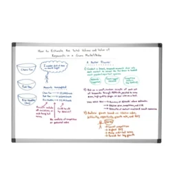 Mind Reader 9 To 5 Collection Dry Erase Magnetic Board 24"x 36" White 8 Mind Reader 9 To 5 Collection Dry Erase Magnetic Board 24"x 36" White -Smart Stationery Deals Store GUEST 91e964b8 6406 4517 835b d77e2d9113a2