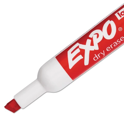 EXPO Low Odor Dry Erase Marker Chisel Tip Red Dozen 80002 4 EXPO Low Odor Dry Erase Marker Chisel Tip Red Dozen 80002 - Image 4
