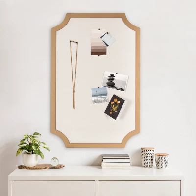 24" X 36" Holbrook Pinboard Style-1 Gold - Kate & Laurel All Things Decor 4 24" X 36" Holbrook Pinboard Style-1 Gold - Kate & Laurel All Things Decor - Image 4