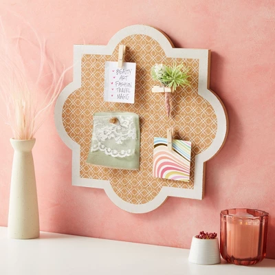 Stockroom Plus Decorative Bulletin Cork Board - Cute Framed Self-Adhesive Cork Board For Home, Office Or School (12x12 In) 2 Stockroom Plus Decorative Bulletin Cork Board - Cute Framed Self-Adhesive Cork Board For Home, Office Or School (12x12 In) - Image 2