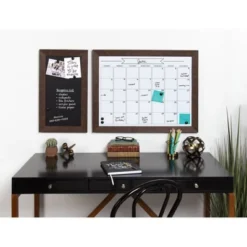 29" X 23" Beatrice Framed Magnetic Dry Erase Monthly Calendar Brown - DesignOvation 7 29" X 23" Beatrice Framed Magnetic Dry Erase Monthly Calendar Brown - DesignOvation -Smart Stationery Deals Store GUEST 93e6b9f3 c39d 40ba 8039 a626bf318f12