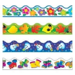 Trend Terrific Trimmers Pre-cut Reusable Four Seasons 156' Multi 92914 -Smart Stationery Deals Store GUEST 95ae0dc2 49a8 4f7d b4ef 4b17261ba819