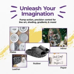 PINTAR Premium Acrylic Paint Pens - 4 (0.7mm), 4(1.0mm) & 4(5.0mm) Fine Tip Pens For Rock Painting, Ceramic Glass, Wood, Glass (12 Black) 10 PINTAR Premium Acrylic Paint Pens - 4 (0.7mm), 4(1.0mm) & 4(5.0mm) Fine Tip Pens For Rock Painting, Ceramic Glass, Wood, Glass (12 Black) -Smart Stationery Deals Store GUEST 97752874 8479 4563 a91a 542fc8b75d90 1