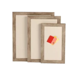 18" X 27" Rustic Wood Beatrice Pinboard Brown - DesignOvation -Smart Stationery Deals Store GUEST 9919f384 abf9 4221 9374 ef513c422896